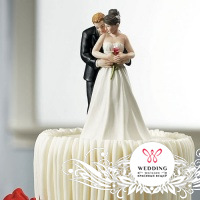 Фигурка на свадебный торт ''Цветы для любимой''